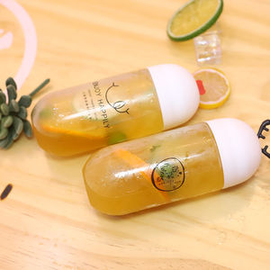 Nuevo Diseño Creativo Personalizable, Botella Vacía Transparente de 500 ml con Forma de Cápsula para Bebidas, Jugos de Frutas, Té con Leche Boba - Product Image 4