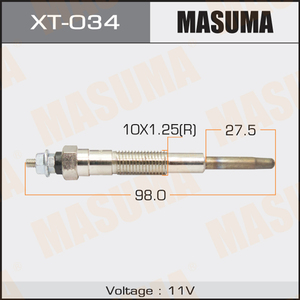 ชุดเครื่องมือหัวเทียนเรืองแสง XT-034 MASUMA Auto Systems รุ่น DELTA 19850-54110 19850-54130 สำหรับรถยนต์ TOYOTA CHASER <span class=keywords><strong>LX100</strong></span> - Product Image 2