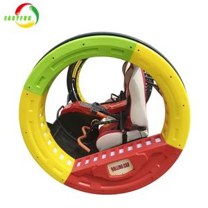 Easyfun Happy Degree Adult Child Electric <b>Swing</b> 360 Rolling Car Battery-powered Outdoor Amusement Ride Car - Product Image 1