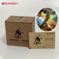 Paquets de Feu Magiques à Changement de Couleur Écologiques et Longue Durée pour les Fêtes de Noël et du Nouvel An Chinois