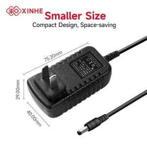מטען מתאם xinhe 5v 2a פלט PH10-5 מתאם ספק ראש ספק תקע שחור dc תקע ב 3 שנים cb rohs 88% - 95% - Product Image 2