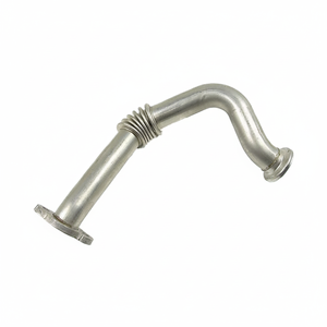 Tuyau d'échappement universel EGR en acier inoxydable QSP de haute qualité EGR140 OEM 03L131521R 1,5 mm poli miroir pour Volkswagen Golf - Product Image 2