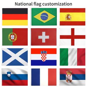Drapeau personnalisé en sublimation 3x5 pieds avec logo, publicité, bannières promotionnelles en tissu polyester - Product Image 2