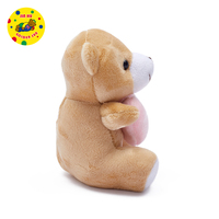 Jouets en peluche en forme de cœur d'amour très vendus, petits ours en peluche pour enfants, jouets en peluche pour mariage, fête d'anniversaire