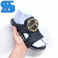 Sandales tissées pour femmes, entreprise commerciale, marché brésilien, MOQ300, commande personnalisée, 30 jours, EXW