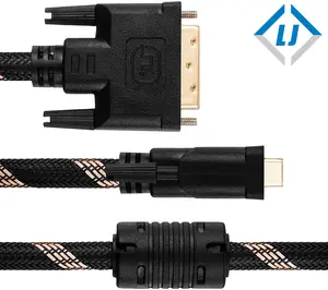 Fabriek Prijs 2560*1600 DVI-D Male Naar Male Video Kabel Dvi 24 + 1 Dual Link