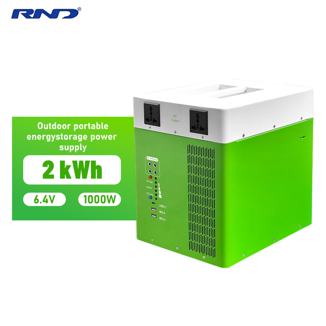 1000W 2000Wh LiFePO4 Portable Power Station Solar Generator MPPT 10000 Cycles Pure Sine Wave for Camping Outdoor Emergency Use