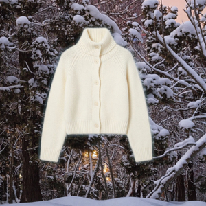 Ropa de Invierno para <span class=keywords><strong>Mujer</strong></span>, Nuevo Cárdigan de Moda con Manga Larga, Cierre de Botones, Cuello Redondo, Tejido de <span class=keywords><strong>Lana</strong></span> - Product Image 3