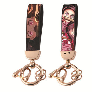 Nuovo Portachiavi a Moschettone Anime <span class=keywords><strong>Demon</strong></span> <span class=keywords><strong>Slayer</strong></span> in Lega di Zinco Impermeabile Leggero Ciondolo per Zaino Piccoli Regali Vendita all'Ingrosso - Product Image 4