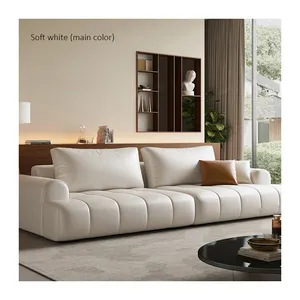 Leather Sofa Modern Simple Ideal Small Apartment Living Rooms Featuring Straight Row Italianakin To An Art Piano Key Sofa Couch