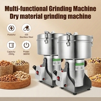 Machine à moudre les grains secs, moulin à poudre électrique domestique et industriel pour épices, capacité 2500g
