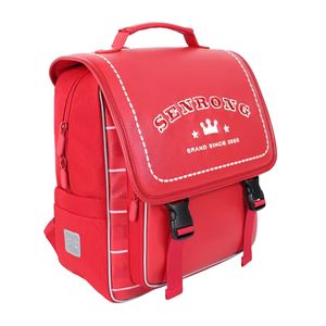 Mochilas Escolares de Piel Sintética al por Mayor para Niños y Adolescentes, con Logotipo Personalizado de Fábrica, Bolsa Escolar Primaria con Compartimento para Almuerzo, Impermeable para Niños - Product Image 2