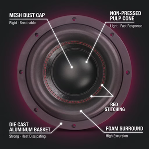 Subwoofer de compétition pour voiture 10 pouces 3000W, triple aimant, haut-parleur de basses profondes, double 2/4 Ohm, direct usine, OEM, SPL, vente en gros - Product Image 2
