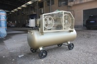 Compresseur d'air à piston Kaishan KS55 4KW 0,55m3/min 0,8MPa 116PSI Portable avec roues Grand réservoir d'air pour garage atelier