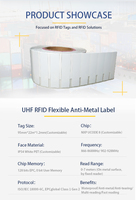 Étiquette RFID UHF anti-métal, étiquette sur métal, longue portée 5M, étanche IP54, suivi d'actifs flexible, 902-928MHz, 866-868MHz