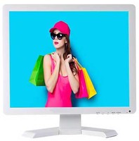 Dudukan Dinding VESA Monitor Persegi 19 Inci 5:4 Layar LED Persegi 19 Inci Monitor Komputer Desktop dengan VGA HD-MI AV BNC USB Speaker