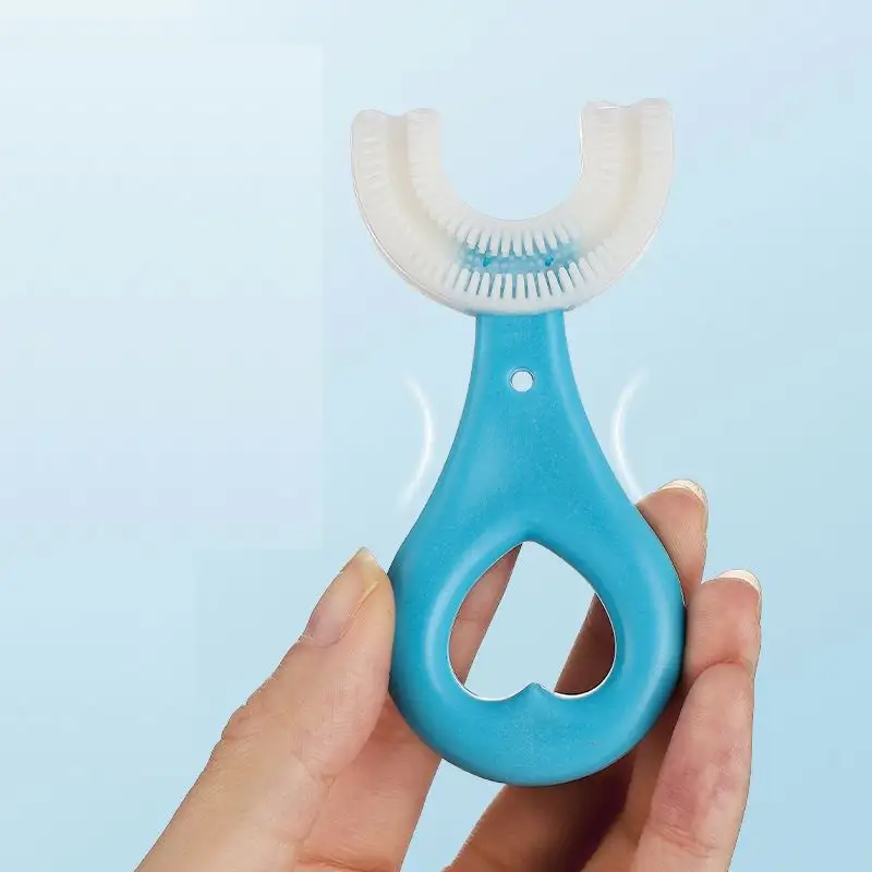 Wholesale Training Mundpflege für Säuglinge geeignet für empfindliches Zahnfleisch Kieselgel Baby Kids Zahnbürste
