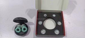 Wejump Nuevo diseño Reutilizable Silicona suave Conciertos Natación Cancelación de ruido Tapón para los oídos con 2 auriculares CE - Product Image 6