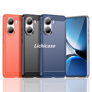 Lichicase เคสโทรศัพท์มือถือคาร์บอนไฟเบอร์บางเฉียบป้องกันการกระแทกสำหรับ K80 redmi K80 Pro ฝาหลังมือถือ - Product Image 1
