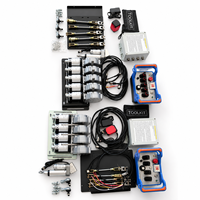 Système de télécommande sans fil à code fixe, étanche IP65, avec joystick proportionnel en plastique, pour grue hydraulique montée sur camion