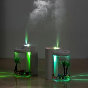 Ev dekor elektrikli Mini ultrasonik uçucu yağ difüzör nemlendirici aromaterapi ev yapımı sevimli evcil balık tankı hava nemlendirici - Product Image 4