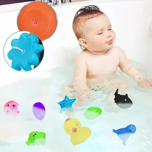Babykühlbecken Bade-Spielzeug Tiere Spritzen Wasser Babybade-Spielzeug