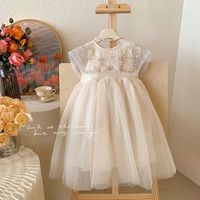 Robe de princesse d'été pour filles, robes en coton pour enfants, vêtements pour bébés à la mode