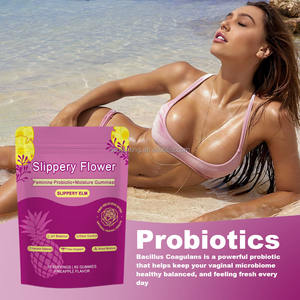 Complément alimentaire en gummies probiotiques pour femmes Natural Nutrition, saveur ananas, gummies probiotiques pour la santé vaginale - Product Image 2