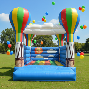 Château Gonflable Arc-en-ciel à Air Chaud, Château de Rebond Gonflable pour Fête, Château de Saut Gonflable pour Enfants - Vente Flash - Product Image 1