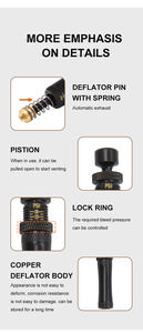 Atacado e Barato: Medidor de Desinflação de Pneus de Baixa Pressão 0-30psi para Acessórios Off-road 4x4 - Product Image 5