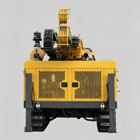 Foreuse hydraulique intelligente à commande intégrale avec mât de contact au sol pour le forage de murs de soutènement