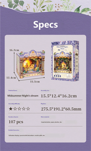 Nuevo Kit <span class=keywords><strong>de</strong></span> Construcción Japonés Creativo DIY Cabin Summer Night Dream para Montaje Manual <span class=keywords><strong>de</strong></span> un Modelo <span class=keywords><strong>de</strong></span> Escena Urbana - Opción <span class=keywords><strong>de</strong></span> Regalo - Product Image 5