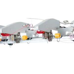 Diproduksi dan diproduksi oleh pabrik asli Tiongkok 110 inci 2 + 2 sistem mesin rajut selimut datar terkomputerisasi - Product Image 5