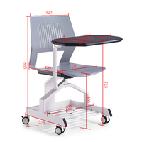 Bloc-notes rotatif à 360 degrés, fournisseur de mobilier de bureau luxueux et confortable, chaises de bureau simples et durables