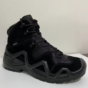 DFL01 <b>Hiking</b> Shoes Middle Cut Cow Leather Suede Tactical Training <b>Boots</b> Middle Cut Durable and Heavy Duty Shoes - Product Image 5