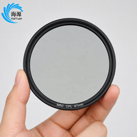 Filtre polarisant circulaire CPL ultra-mince en verre OEM personnalisé 37-95 mm, cadre en aluminium, revêtement imperméable, objectif d'appareil photo (52 mm/67 mm)