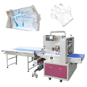 प्रवाह स्वचालित सर्जिकल उपकरण पैकिंग मशीन चिकित्सा प्लास्टिक सर्जिकल दस्ताने पैकिंग मशीन