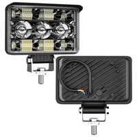 Nouveau projecteur combiné carré DXZ 5 pouces 12V DRL 4x4 LED laser pour voiture tout-terrain, éclairage de travail et de route CE ROHS 90W