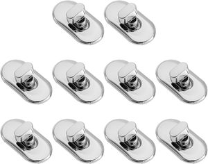 Uxcell – Fermoirs à torsion pour sacs, boutons de fermeture en métal, clips pour sacs à main, bagages, portefeuilles, artisanat, DIY, S - Product Image 1