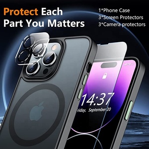 Bộ <span class=keywords><strong>7</strong></span> trong 1 dành cho <span class=keywords><strong>iPhone</strong></span> 11 13 14 Pro Max: Ốp lưng chống sốc, chống xước, kèm bộ bảo vệ màn hình và camera - Product Image 5