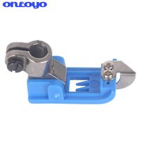 Pied presseur plat pour surjet en plastique bleu de 5,6 mm pour machine à coudre Pegasus W500 Siruba F007 Yamato, accessoires de machine à coudre