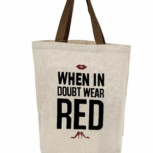 100% sacs fourre-tout promotionnels en jute toile de jute sac fourre-tout en coton toile de jute personnalisable - Product Image 1