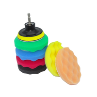Meilleure vente, ensemble de tampons en mousse de polissage de 3 pouces DA pour les détails de voiture