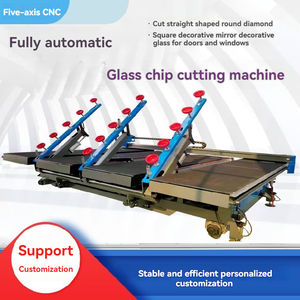 Cortador CNC automático de grado industrial de 12,8 kW para vidrio automático, espesor ajustable de 3-19mm, incluye plantas de fabricación de motores PLC - Product Image 3