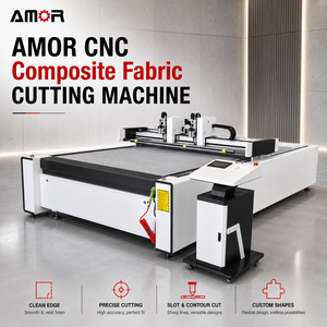 Cutter CNC Clean Edge pour tissus en fibre de carbone préimprégnée et composants composites - Product Image 1