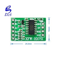 Capteur de pression numérique HX711, cellule de pesage, module A/D de précision 24 bits à double canal, capteur de pression, module HX711