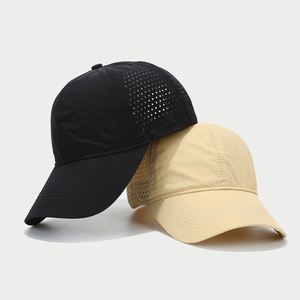 New Style Sporty <b>Quick</b>-<b>Dry</b> Waterproof Polyester/Cotton 6-Panel Duckbill <b>Cap</b> Baseball <b>Cap</b> Summer Model Unisex - Product Image 1