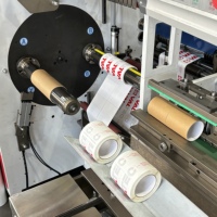 Machine de découpe rotative entièrement automatique, vitesse de 220 m/min, largeur de travail 350-570 mm, découpeuse pour étiquettes autocollantes imprimées