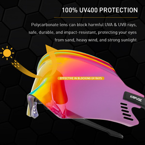 KAPVOE Cycling <b>Glasses</b> Polycarbonate Lens UV400 Protection Full Rim For Men's Outdoor Riding - Product Image 1