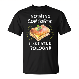 Camiseta con diseño de sándwich de Boloña frita, comida reconfortante, estilo italiano, regalo para amantes de la gastronomía - Product Image 2